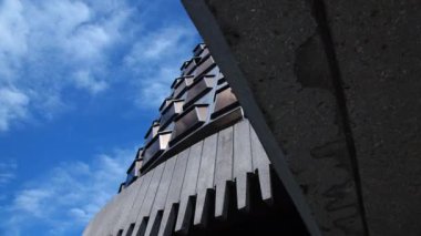 Madrid, İspanya - 17 Kasım 2021: İspanya Anayasa Mahkemesi Dış İşleri.