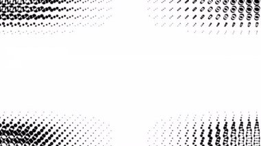 Siyah ve beyaz yarım ton geçiş.