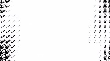 Siyah ve beyaz yarım ton geçiş.