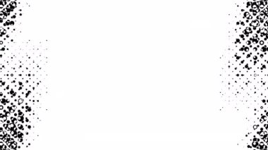 Siyah ve beyaz yarım ton geçiş.