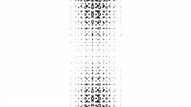 Beyazdan siyaha geçiş.