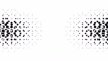 Beyazdan siyaha geçiş.