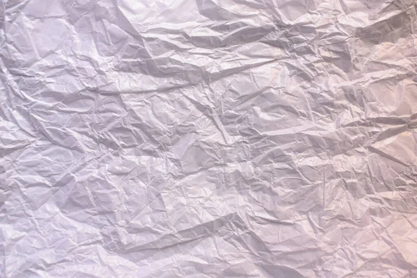 White Color Crumpled Baking Parchment Paper Textured Background — Stockfoto