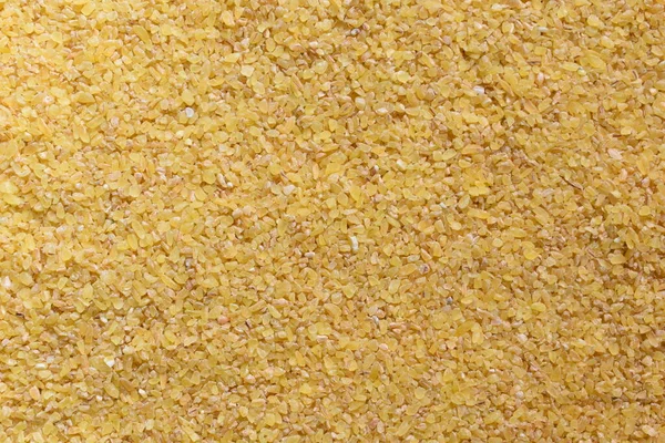 Raw Dried Broken Wheat Cereal Grains — Stock Photo, Image