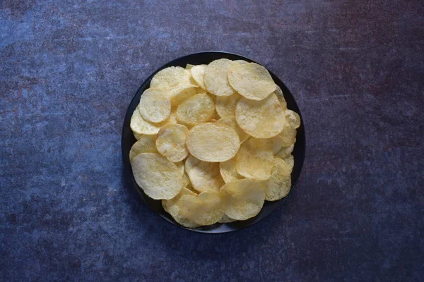 Potato Chips Savory Snack Food — Stock Photo, Image