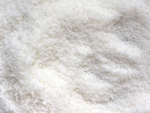 White Color Raw Dry Desiccated Coconut — Stock Photo, Image