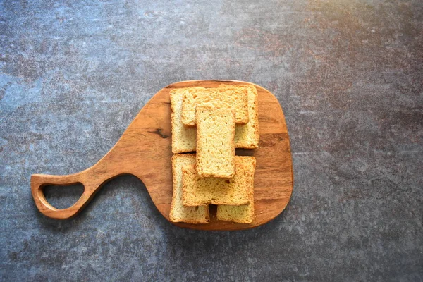 Rusk Trigo Crujiente Recién Horneado — Foto de Stock