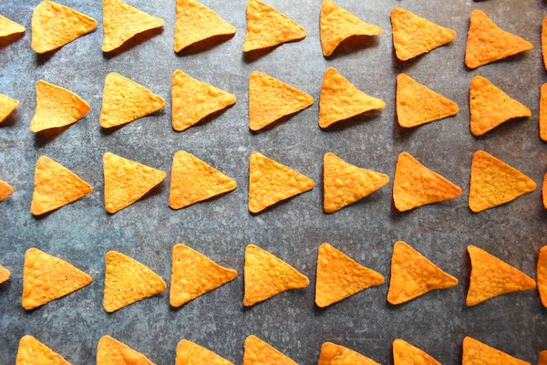 Fresh Baked Tortilla Chip Snack — Stock Photo, Image