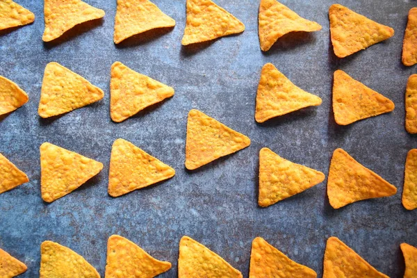 Fresh Baked Tortilla Chip Snack — Stock Photo, Image