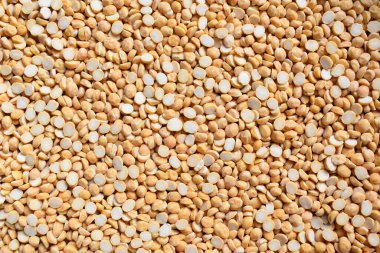 Çiğ kurutulmuş nohut mercimek.