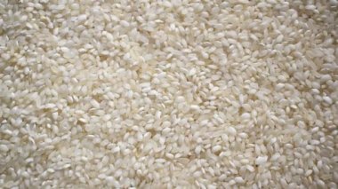 Çiğ kurutulmuş Idli haşlanmış pirinç.