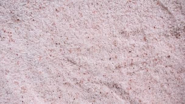 Raw Dried Himalayan Rock Salt Powder — Vídeos de Stock