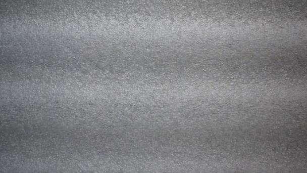 Graue Farbe Expandiertem Polyethylenschaum Strukturierten Hintergrund — Stockvideo