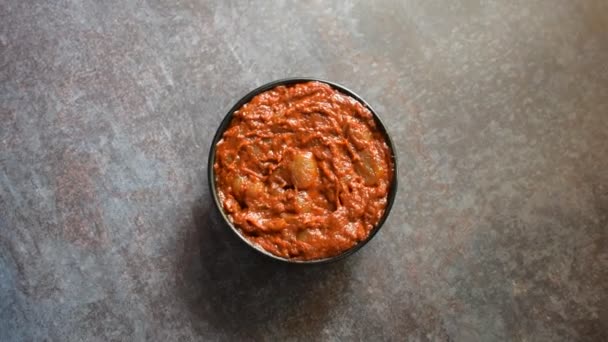 Indian Traditional Spicy Shallot Pickle — Vídeos de Stock