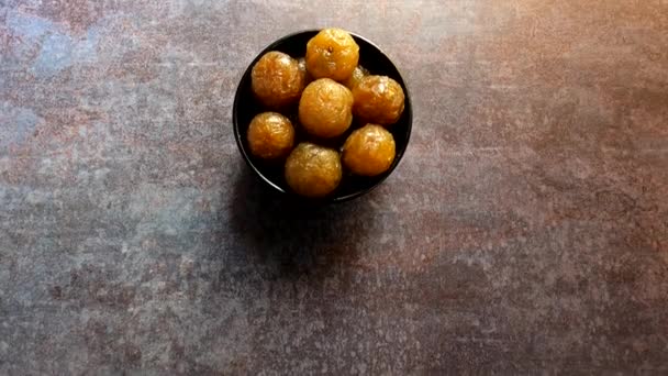 Amla Murabba Conservación Tradicional India Frutas Dulces Base Grosellas — Vídeos de Stock