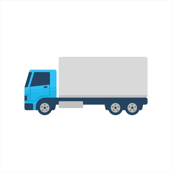 Dodávka Kamion Servisní Vektor Izolované Šablony Stock Vektory
