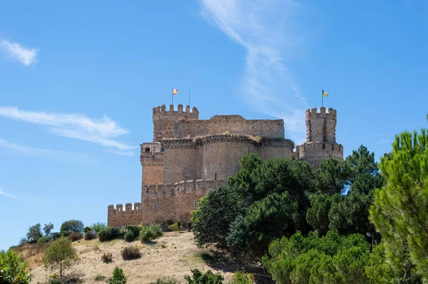 Castle Manzanares Real Madrid Spain — Foto de Stock