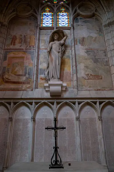 Catedral Beziers Área Interna Detalhes — Fotografia de Stock