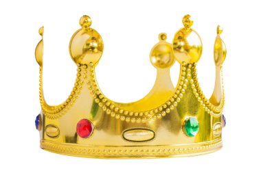 Glod Kings tacı beyaz arkaplanı izole etti
