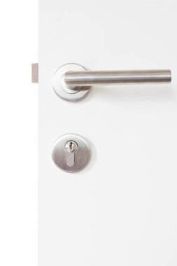 Kapı tokmağı izole edilmiş beyaz arkaplan