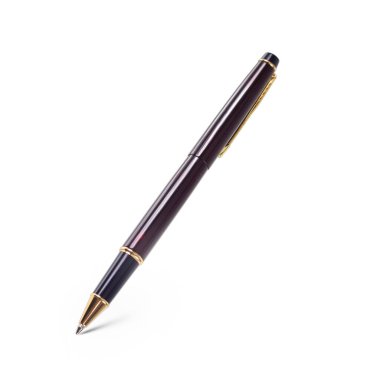 Kalem izole edilmiş beyaz arkaplan