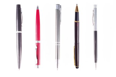 Kalem izole edilmiş beyaz arkaplan