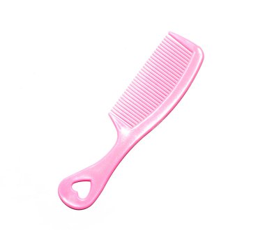 Pembe tarak beyaz arkaplan
