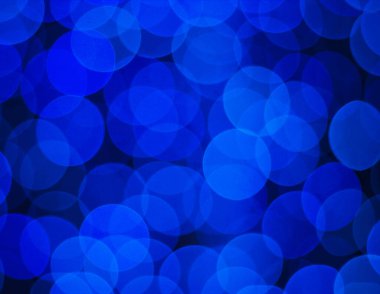 Mavi bokeh soyut arkaplan