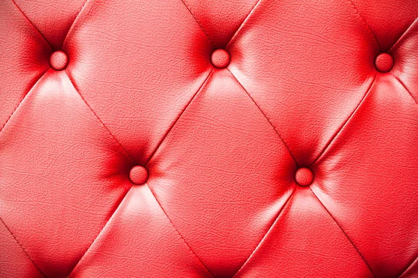 Genuine Red Leather Upholstery Vintage Background Stock Photo