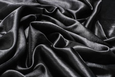 Soyut arka plan lüks kumaş veya sıvı dalga veya grunge ipek kumaş kıvrımlı saten kadife kumaş veya karanlıkta lüks.