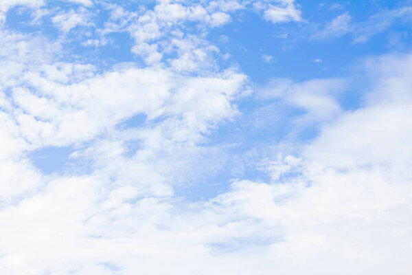 Blue sky with clouds background