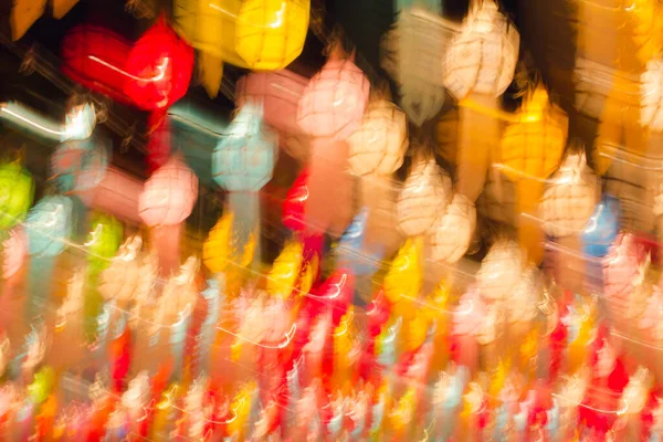 Peng Lantern Festival Lamphun Tailândia — Fotografia de Stock