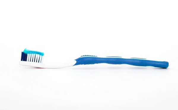 Tooth Brush Tooth Paste Isolated White Background — Stock Photo, Image