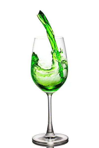 Wine Glass Isolated White Background — Foto de Stock