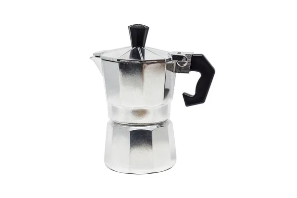 Italian Coffee Maker Isolated White Background — Stock Photo, Image