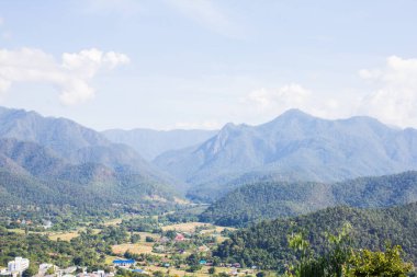 Mae Hong Son manzara manzarası.