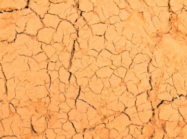 Toprağın çatlakları.