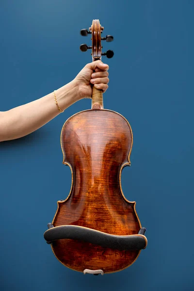 十七世纪的专业小提琴 由一个比较有钱的人制作 — 图库照片
