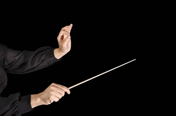 Hands Female Conductor — Stock Photo, Image