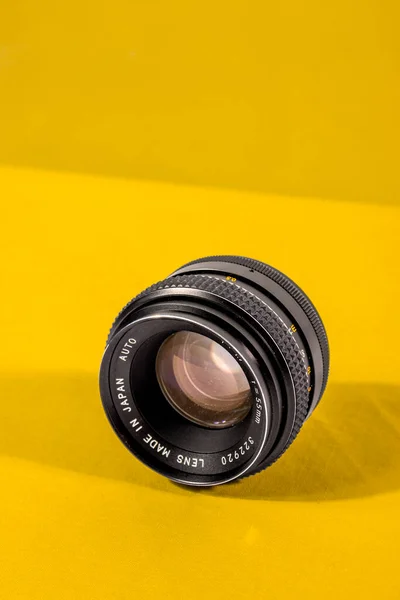 Analog camera lens. Photography concept