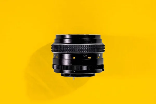 Analog camera lens. Photography concept