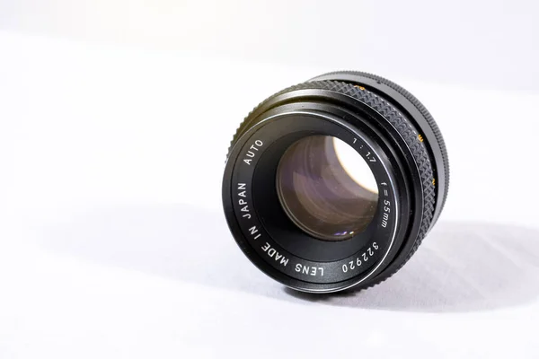 Analog Camera Lens Photography Concept — Fotografia de Stock