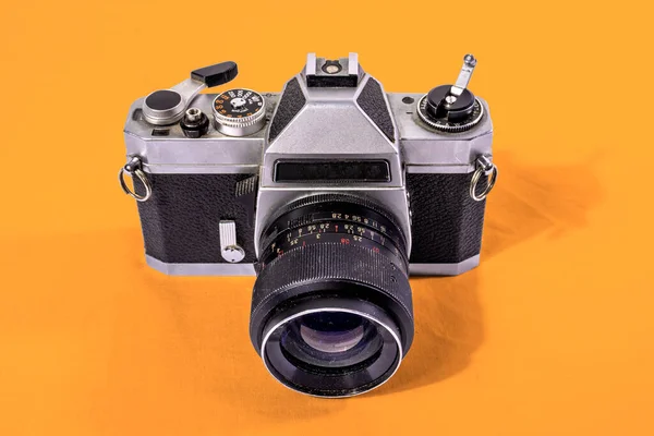 retro analog camera. point of view