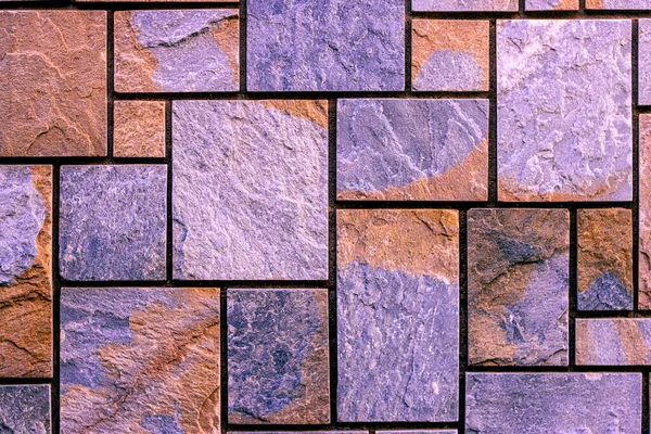 Tile Texture Granite Rectangles Adorn Wall Pattern — Stock Photo, Image