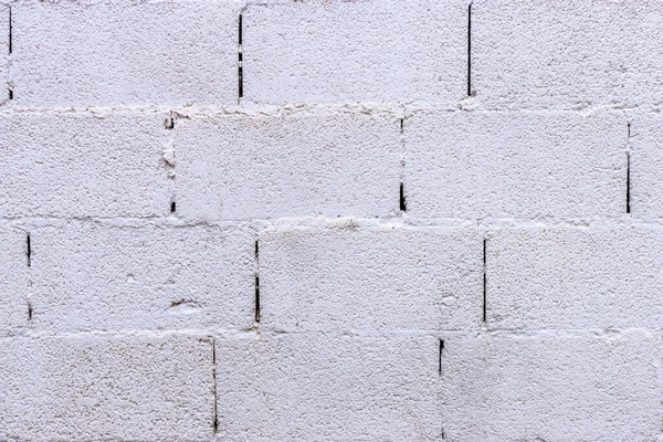 Weiß Lackierte Ziegelsteinwand Textur — Stockfoto