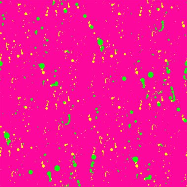 Elle çizilmiş desenli, parlak grunge desenli, sprey lekeli vektör. Kumaş tasarımı, duvar kağıdı, dekoratif kağıt, web tasarımı, arkaplan, kartpostal.