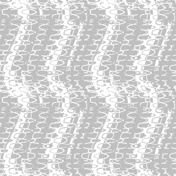 Сірий Білий Безшовний Візерунок Радіохвилями Звуку Анотація Векторний Ретро Гранж — стоковий вектор