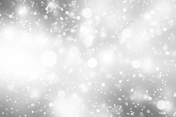 白色模糊了抽象的背景 Bokeh圣诞节模糊了美丽闪亮的圣诞灯 — 图库照片