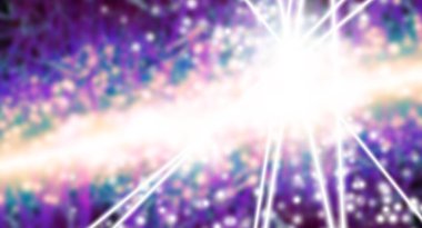 Mor arkaplanda daire ışığı