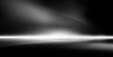 perspektif kat zemin siyah Oda'ya studio gri gradyan ile Spot arka plan görüntüsü için zemin ürün veya sanat 